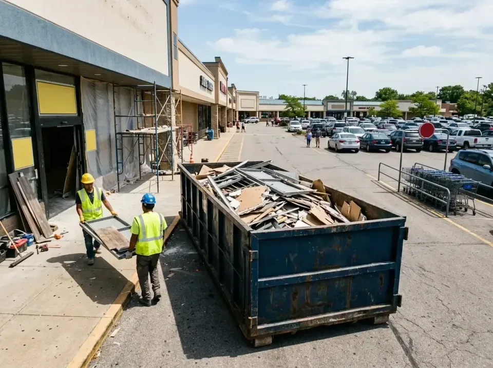 retail-store-renovation-debris-003 — frequently asked questions, Roll-off Dumpster Rentals in Clinton, IL